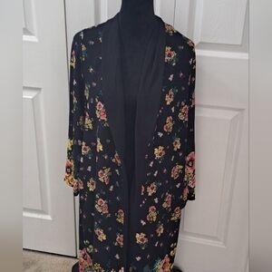 Kaii Los Angeles Floral Duster / Open Robe  Size S